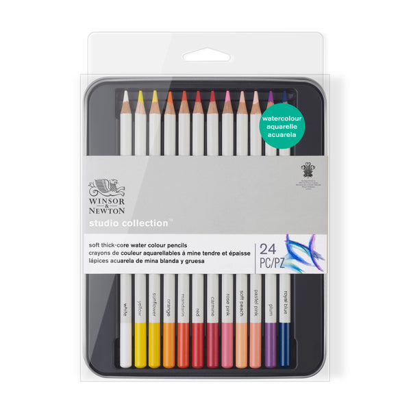 Winsor & Newton Studio Collection - 24 Watercolour Pencil Set